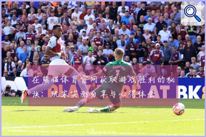 在熊猫体育官网获取游戏胜利的秘诀：玩家实测分享与心得体会